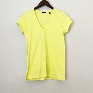 ATM V-Neck Cotton Tee Yellow Medium